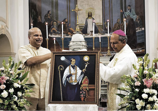 Portrait of St. Joseph Vaz unveiled