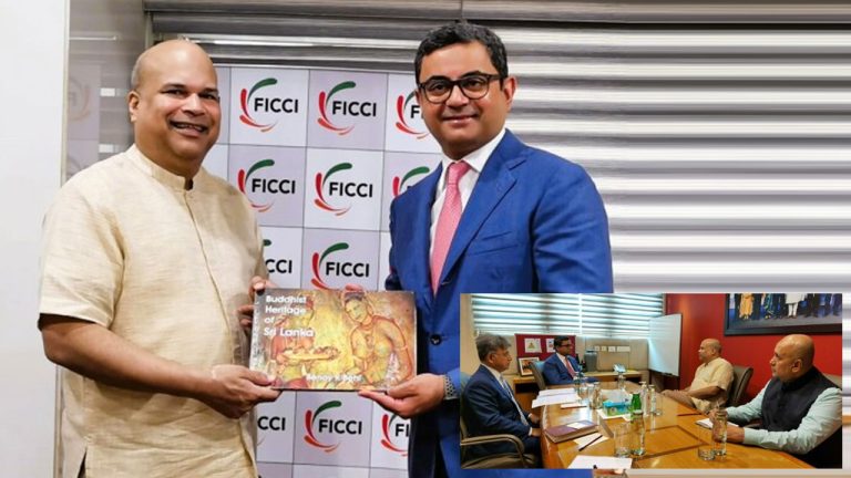 Sri Lankan High Commissioner meets the President of FICCI to discuss investment opportunities